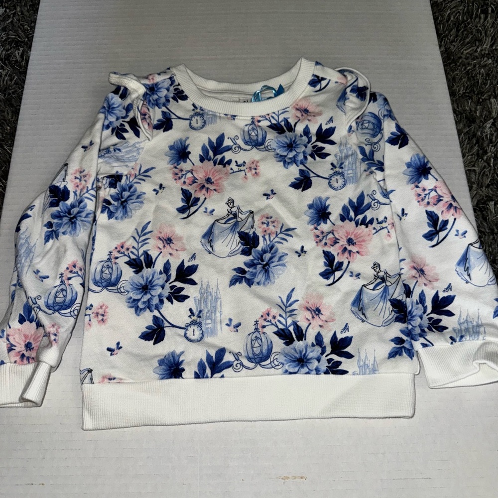 Janie and Jack Disney Cinderella Sweatshirt size 3t with tags
